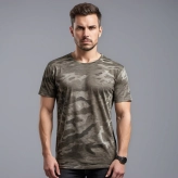 Camo Burnout Tee Shirt Wholesaler In Bangladesh